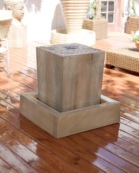 Obtuse Fountain square contemporary garden unique Sculptural Art